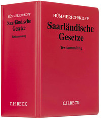 Vorderes Coverbild Saarländische Gesetze