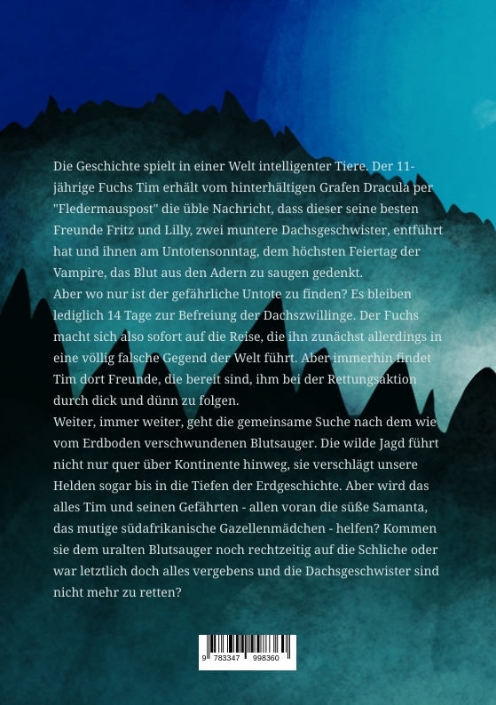Rückseitencover DAS SCHLOSS DES VAMPIRS