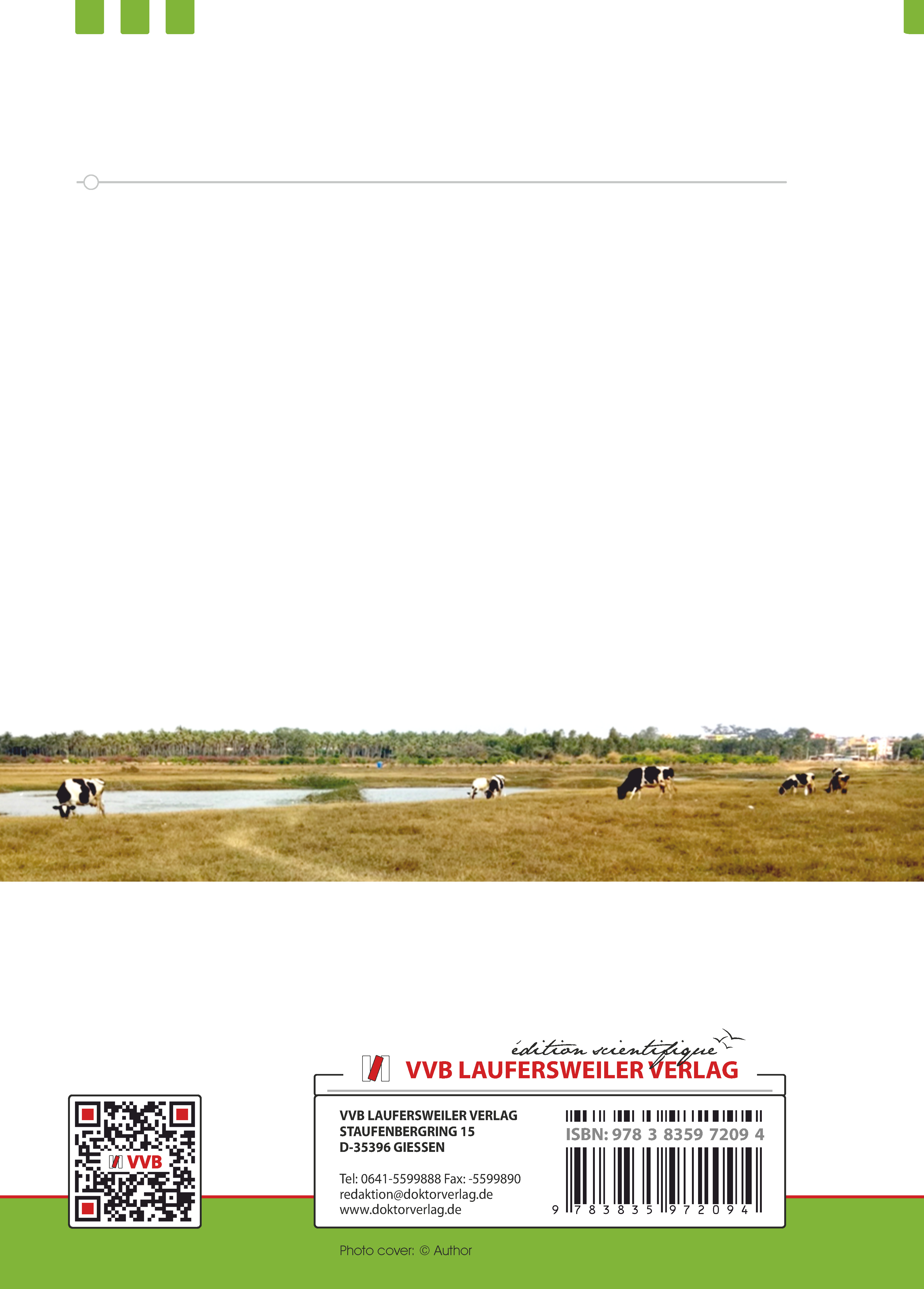 Rückseitencover Environmental Stress in Dairy Cattle in the Challenging and Heterogeneous Socio-ecological Environments: Impacts on Phenotypic Trait Expressions and Genomic Influence