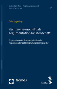 Vorderes Coverbild Rechtswissenschaft als Argumentationswissenschaft