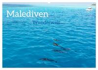 Vorderes Coverbild MALEDIVEN Wunderwelt (Wandkalender 2026 DIN A2 quer), CALVENDO Monatskalender