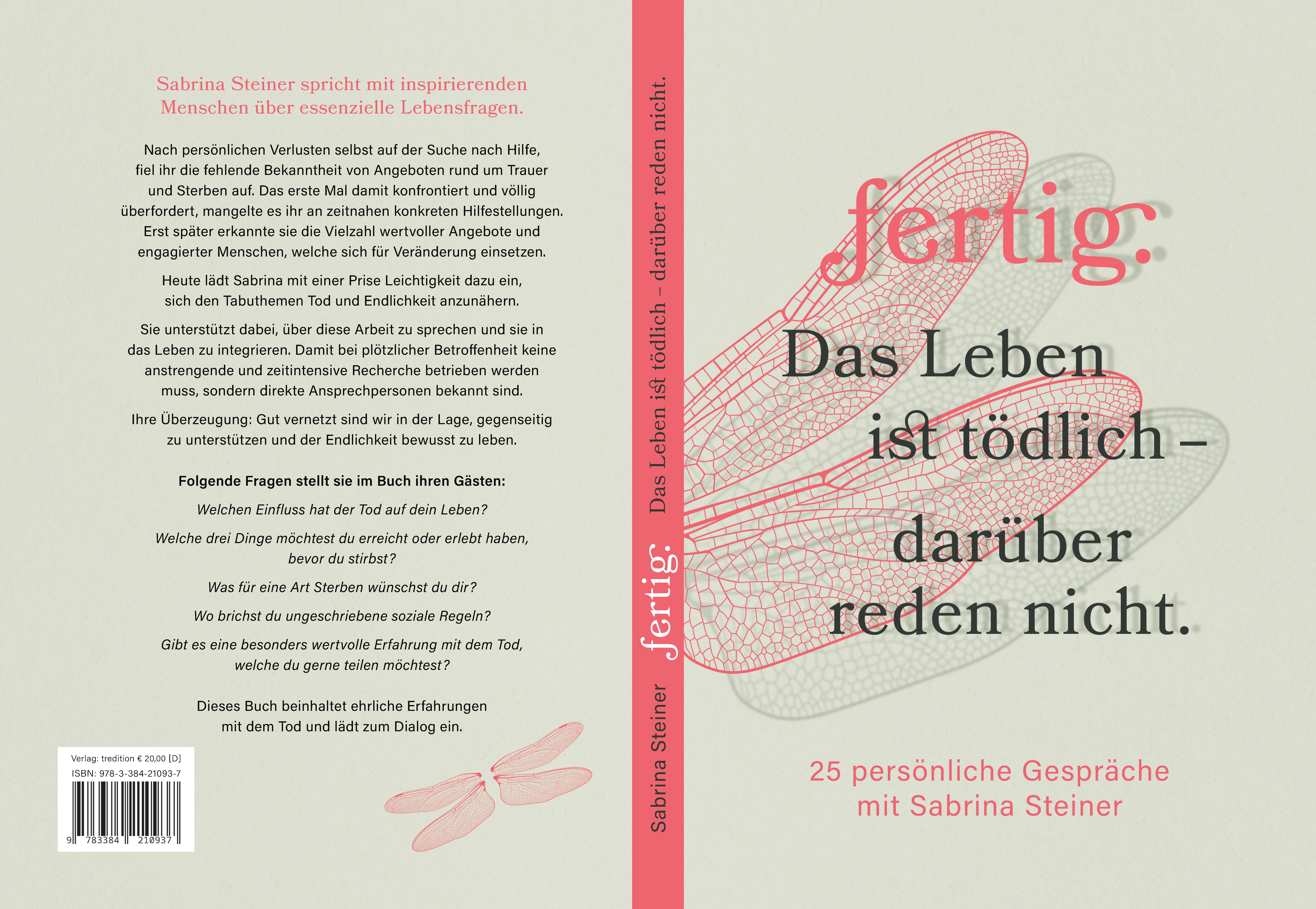 Gesamtes Coverbild fertig. Das Leben ist tödlich - darüber reden nicht