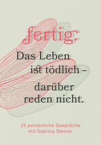 Vorderes Coverbild fertig. Das Leben ist tödlich - darüber reden nicht