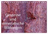Vorderes Coverbild Gesteine und mineralische Bildungen (Tischkalender 2026 DIN A5 quer), CALVENDO Monatskalender