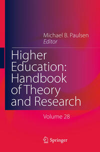 Vorderes Coverbild Higher Education: Handbook of Theory and Research