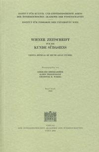 Vorderes Coverbild Wiener Zeitschrift für die Kunde Südasiens und Archiv für Indische Philosophie / Wiener Zeitschrift für die Kunde Südasiens Band XLIV 2000