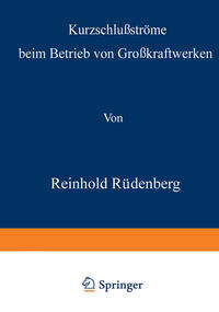 Vorderes Coverbild Kurzschlußströme beim Betrieb von Großkraftwerken