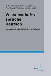 Vorderes Coverbild Wissenschaftssprache Deutsch