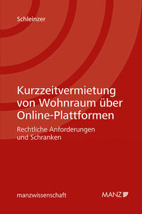 Vorderes Coverbild Kurzzeitvermietung von Wohnraum über Online-Plattformen