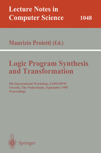 Vorderes Coverbild Logic Program Synthesis and Transformation