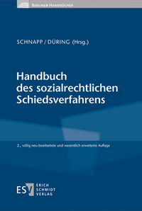 Vorderes Coverbild Handbuch des sozialrechtlichen Schiedsverfahrens