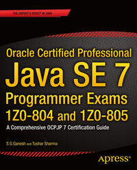 Vorderes Coverbild Oracle Certified Professional Java SE 7 Programmer Exams 1Z0-804 and 1Z0-805
