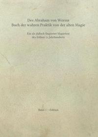 Vorderes Coverbild Des Abraham von Worms Buch der wahren Praktik von der alten Magie