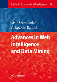 Vorderes Coverbild Advances in Web Intelligence and Data Mining
