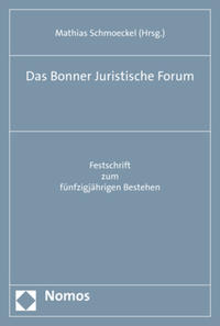 Vorderes Coverbild Das Bonner Juristische Forum