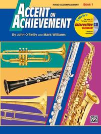 Vorderes Coverbild Accent on Achievement, Book 1 (Piano Begleitband)