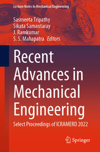 Vorderes Coverbild Recent Advances in Mechanical Engineering