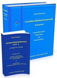 Vorderes Coverbild Gerichtsvollzieherkostenrecht - Kommentar (inkl. A-Z Gerichtsvollzieherkostenrecht ein Ratgeber für unterwegs)