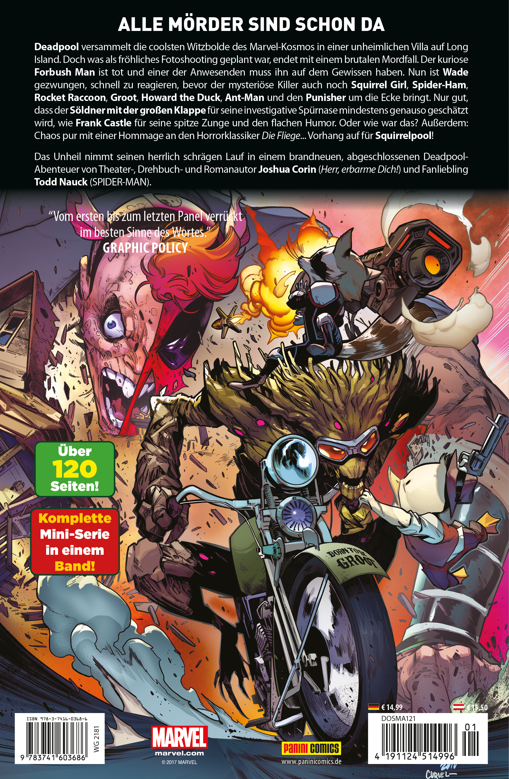 Rückseitencover Deadpool: Kriminaltango