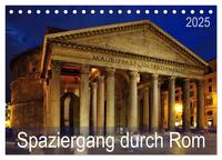Vorderes Coverbild Spaziergang durch Rom (Tischkalender 2025 DIN A5 quer), CALVENDO Monatskalender