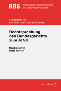Vorderes Coverbild Rechtsprechung des Bundesgerichts zum ATSG
