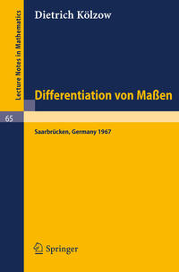 Vorderes Coverbild Differentiation von Maßen