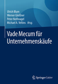 Vorderes Coverbild Vade Mecum für Unternehmenskäufe