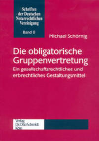 Vorderes Coverbild Die obligatorische Gruppenvertretung