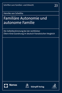Vorderes Coverbild Familiäre Autonomie und autonome Familie