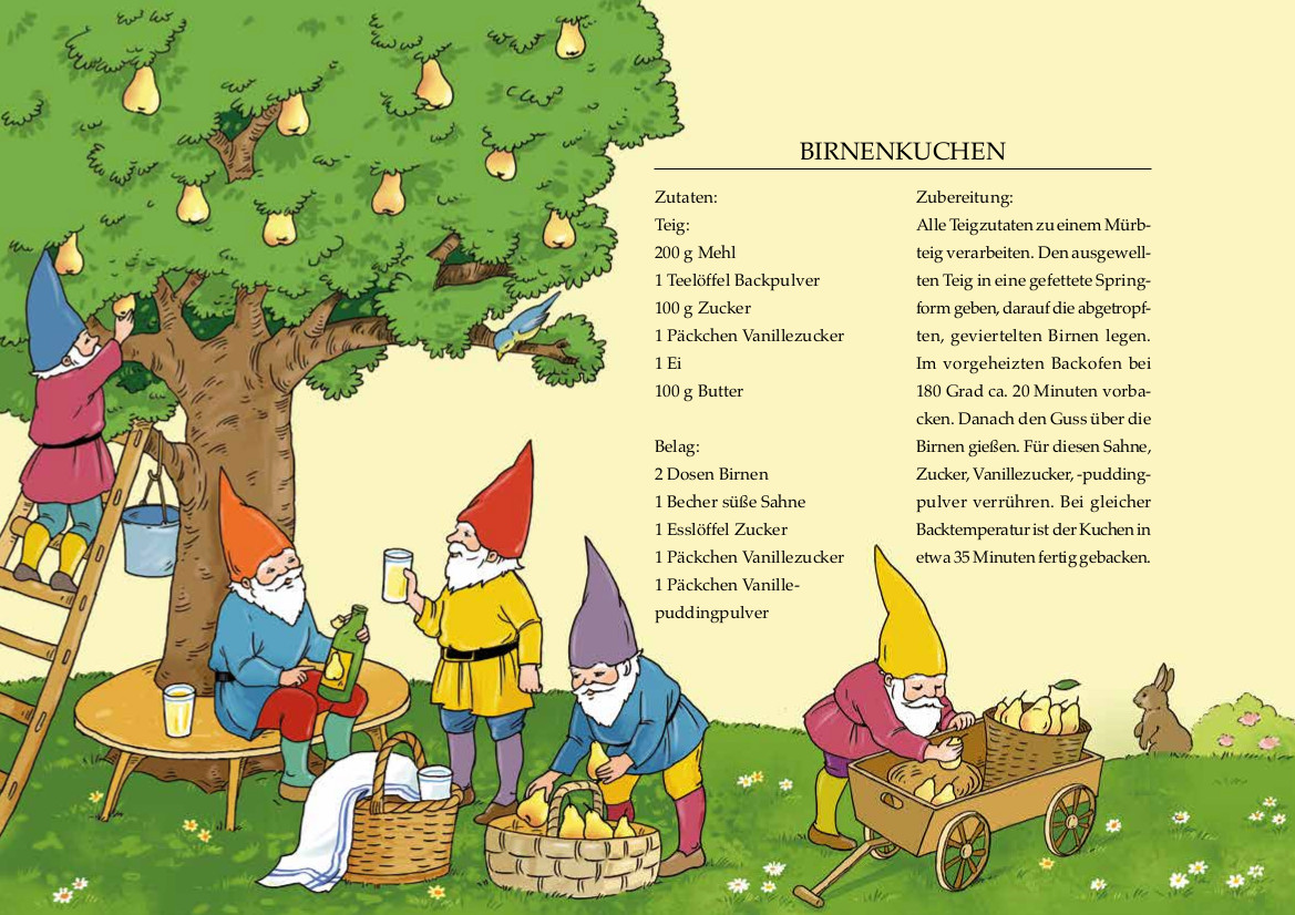 Beispielinhalt (Bild) Zwergenstübchen Das große Backbuch