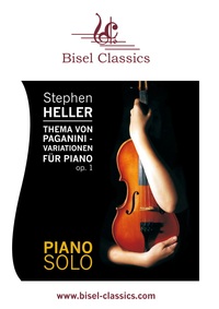 Vorderes Coverbild Thema von Paganini - Variationen für Piano, Op. 26