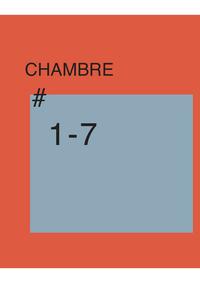 Vorderes Coverbild Chambre #1-7