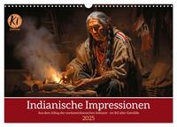 Vorderes Coverbild Indianische Impressionen (Wandkalender 2025 DIN A3 quer), CALVENDO Monatskalender