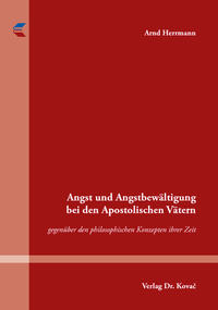 Vorderes Coverbild Angst und Angstbewältigung bei den Apostolischen Vätern