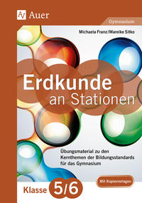 Vorderes Coverbild Erdkunde an Stationen 5-6 Gymnasium