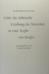 Vorderes Coverbild Selbsterziehung mit Schiller