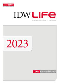 Vorderes Coverbild IDWLife, Einbanddecke 2023