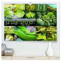 Vorderes Coverbild Farbsymphonien der Erde (hochwertiger Premium Wandkalender 2025 DIN A2 quer), Kunstdruck in Hochglanz