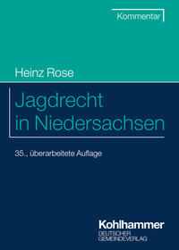 Vorderes Coverbild Jagdrecht in Niedersachsen
