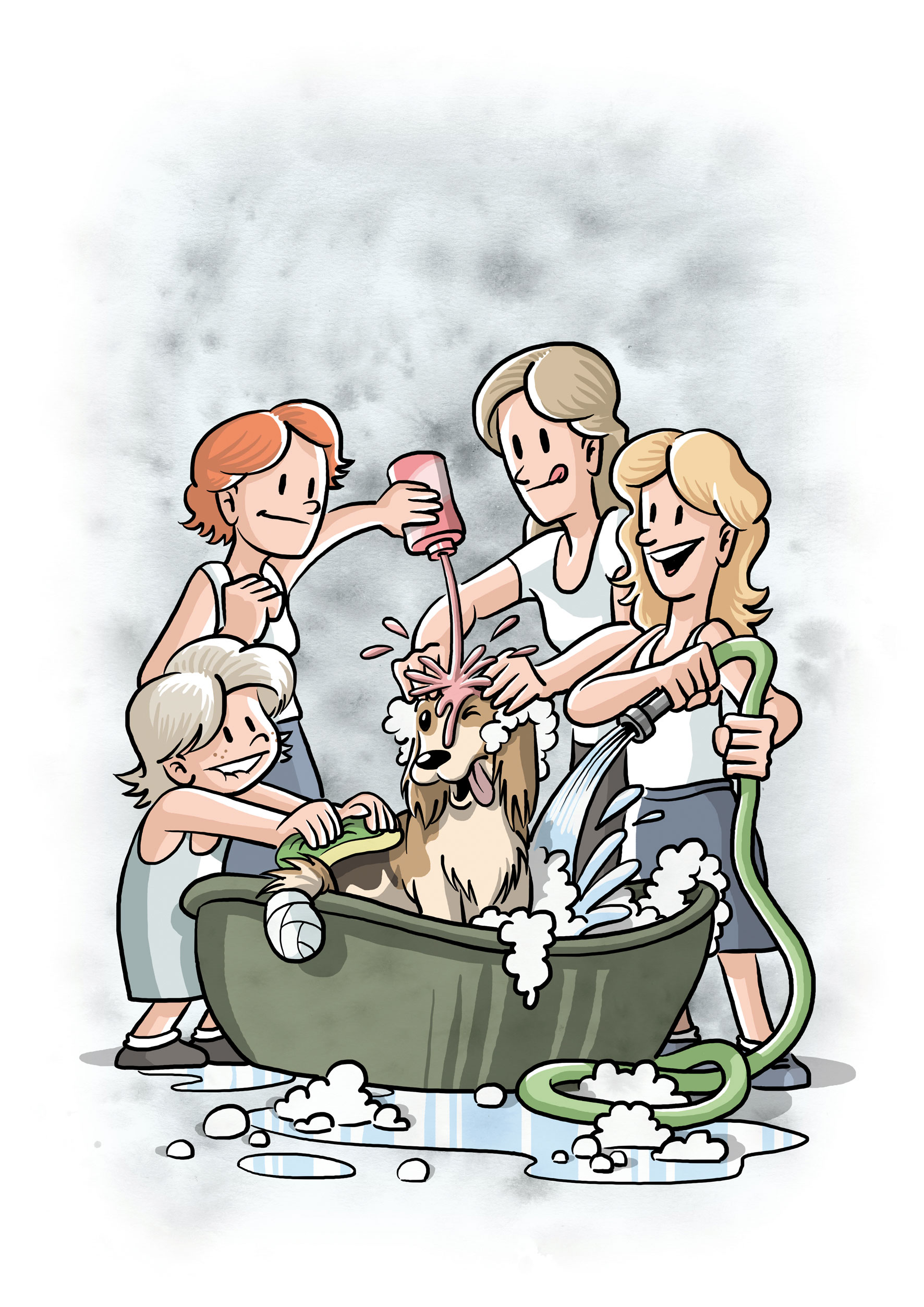 Beispielinhalt (Bild) Hund gerettet - was nun?