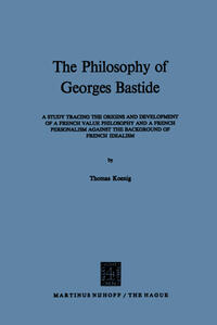 Vorderes Coverbild The Philosophy of Georges Bastide