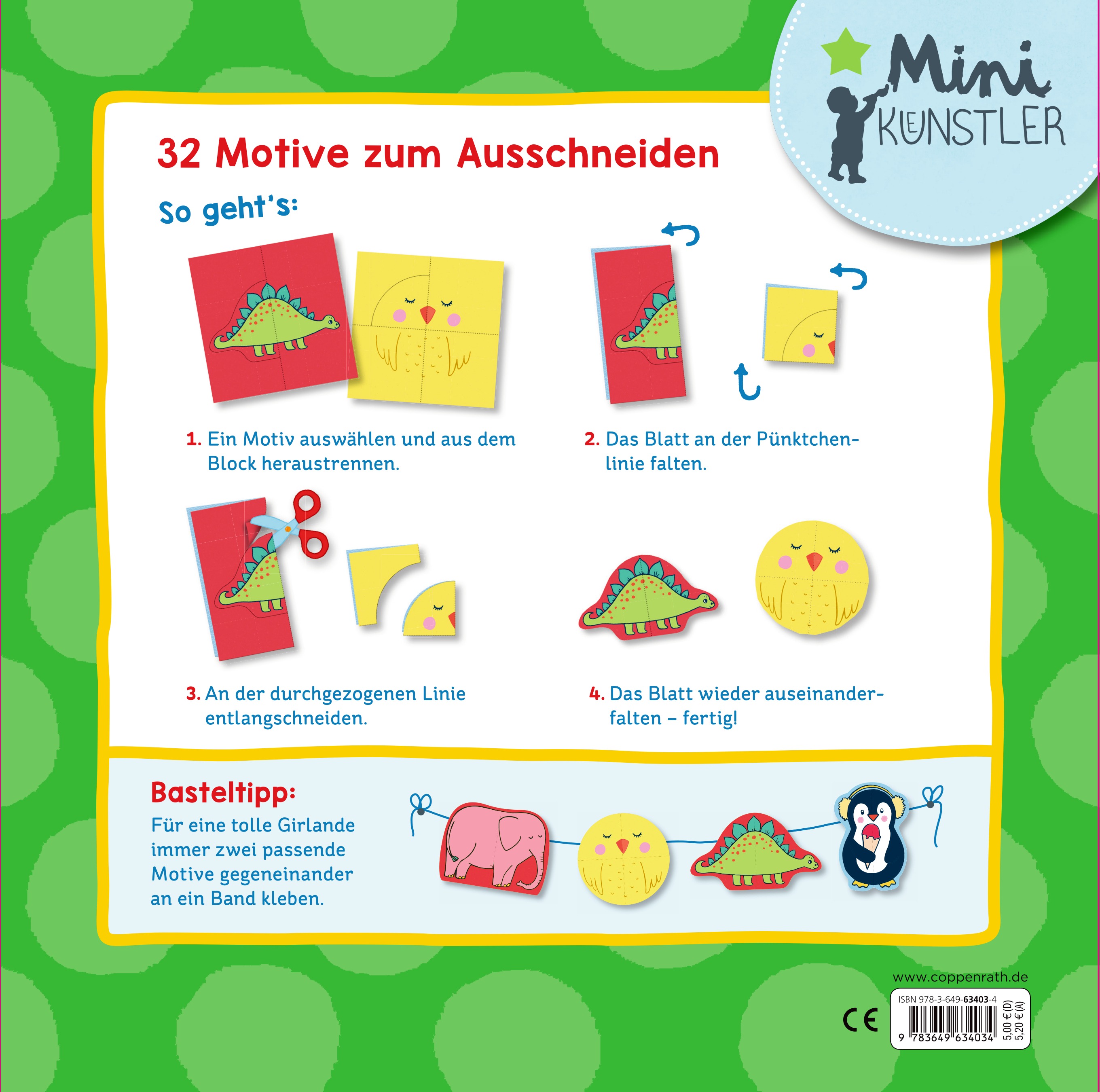 Rückseitencover Ich kann mit der Schere schneiden: Tiere