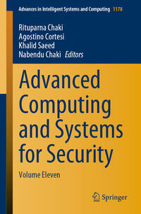 Vorderes Coverbild Advanced Computing and Systems for Security
