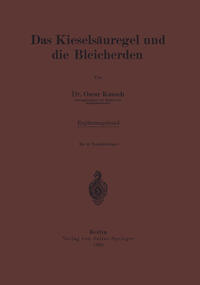 Vorderes Coverbild Das Kieselsäuregel und die Bleicherden