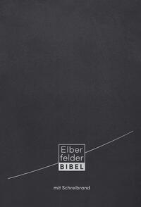 Vorderes Coverbild Elberfelder Bibel - mit Schreibrand, Leder