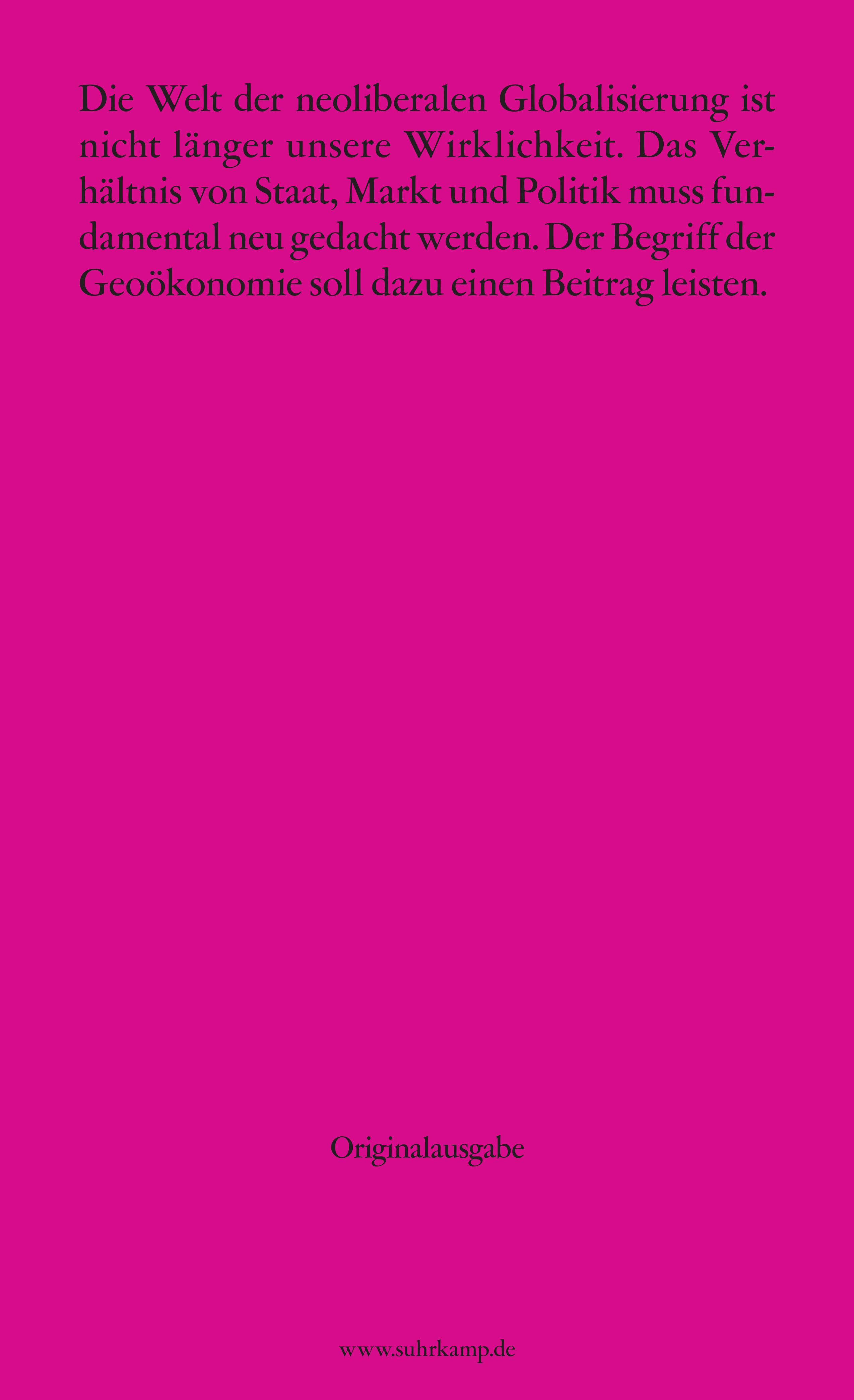 Rückseitencover Geoökonomie