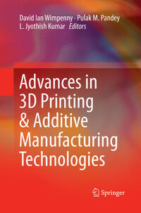 Vorderes Coverbild Advances in 3D Printing & Additive Manufacturing Technologies