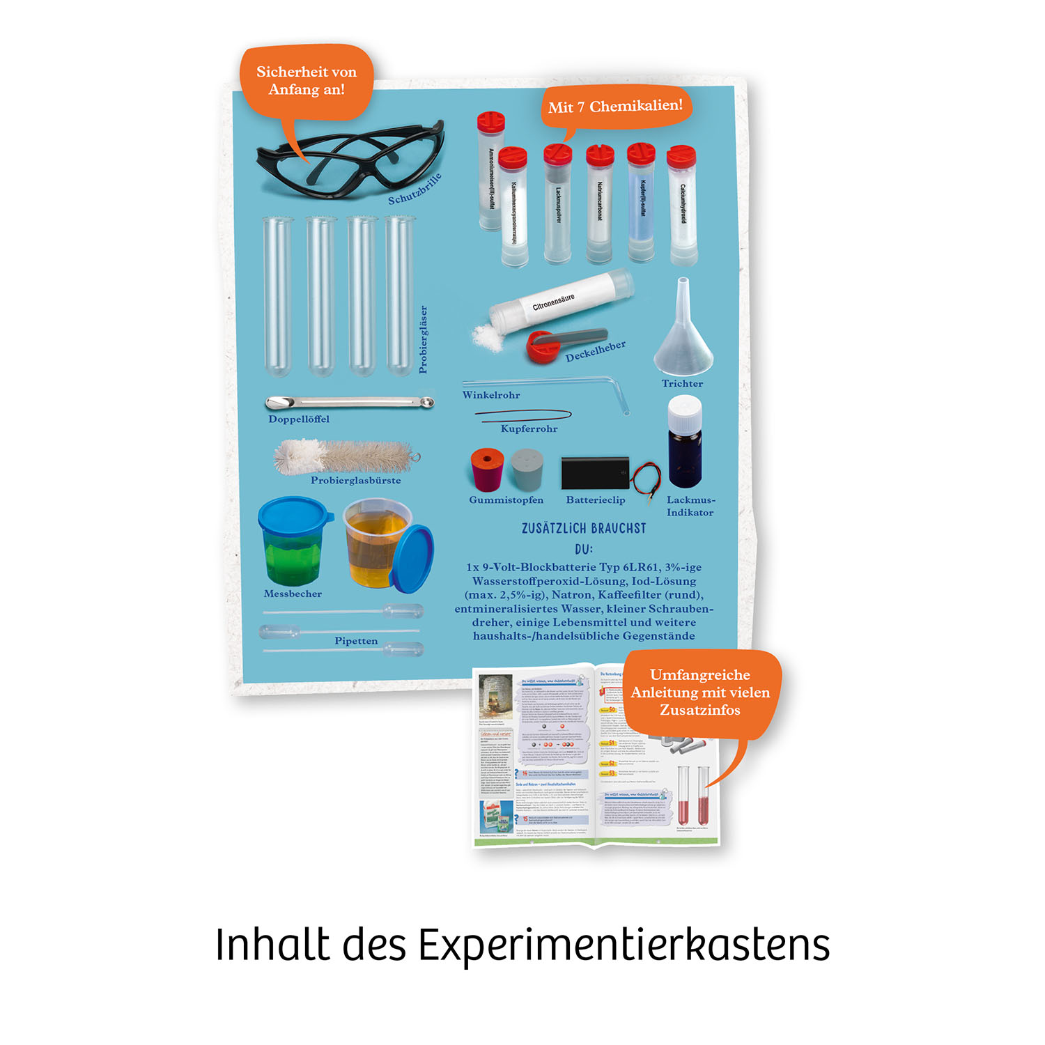 Beispielinhalt (Bild) Chemielabor C 1000 X