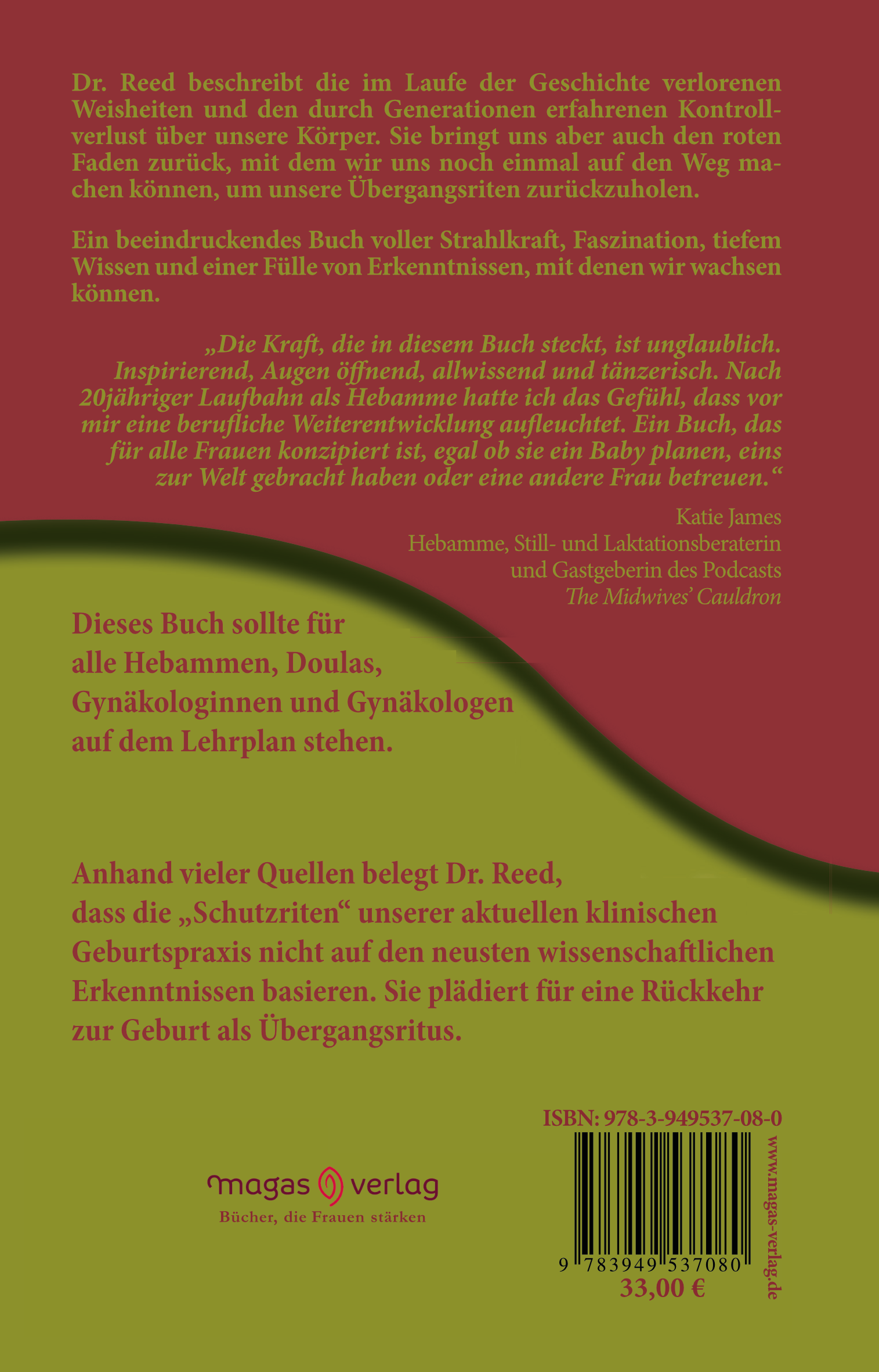 Rückseitencover Zurück zur Geburt als Übergangsritus