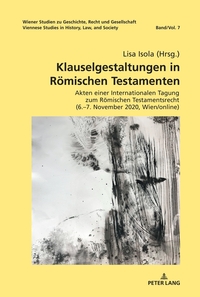 Vorderes Coverbild Klauselgestaltungen in Römischen Testamenten